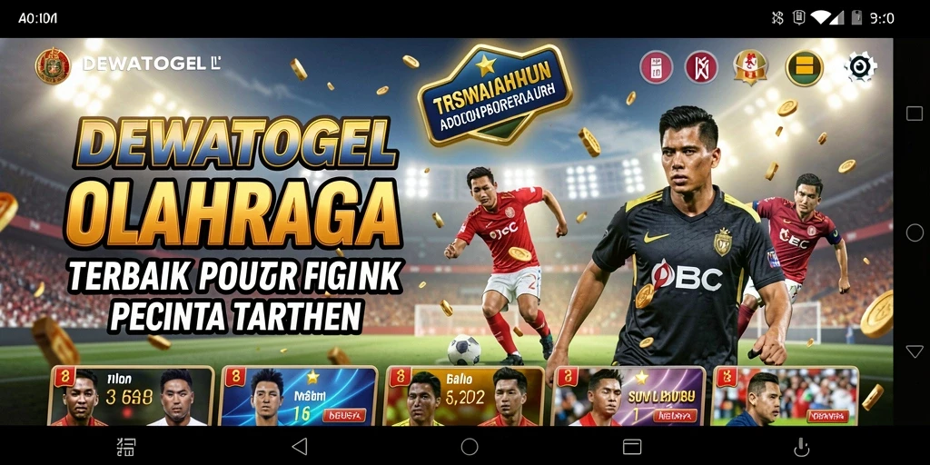Tangkapan layar gameplay <strong>DEWATOGEL</strong> yang menampilkan taruhan olahraga langsung.