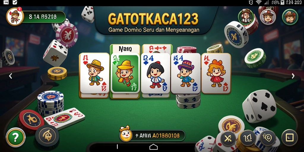 Tampilan gameplay seru dalam GATOTKACA123 dengan teman-teman.