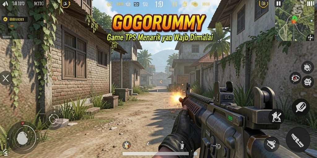 Tangkapan layar GOGORUMMY menampilkan aksi TPS yang mendebarkan.