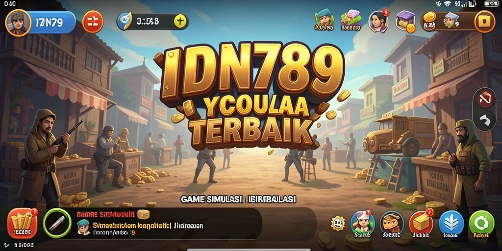 Tampilan gameplay <strong>IDN789</strong> yang menarik dan penuh warna.