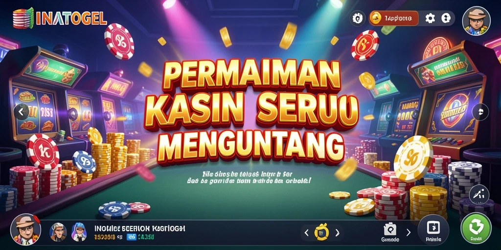 Tampilan antarmuka gameplay kasino yang mengesankan dan interaktif.