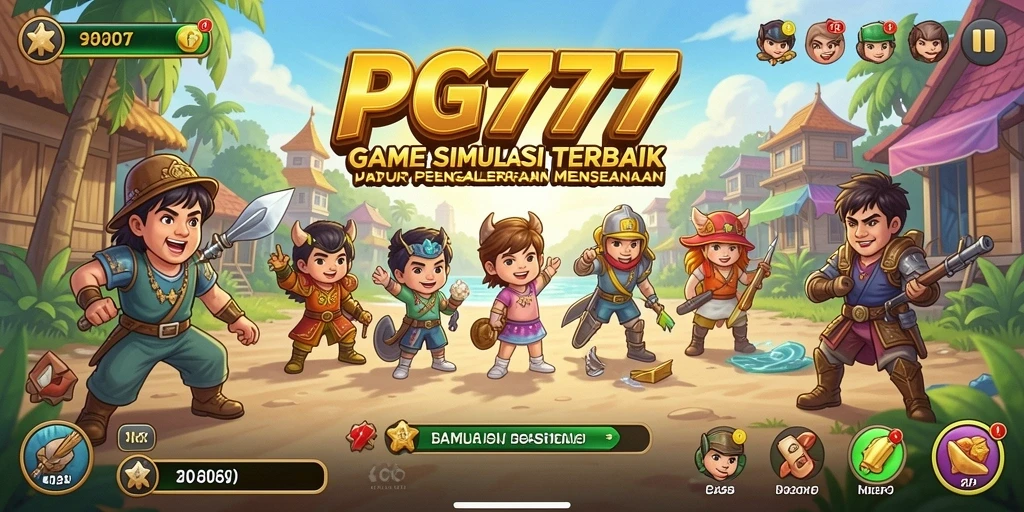 Tampilan screenshot PG777 menampilkan gameplay simulasi yang mendalam.